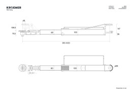Set di bracci di sollevamento lunghi con Quickarm II530