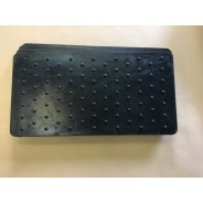 Tamponi di gomma piatti x 4 - X163