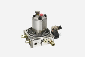 Abbildung: Pumpe mit Verteiler und Ventilen