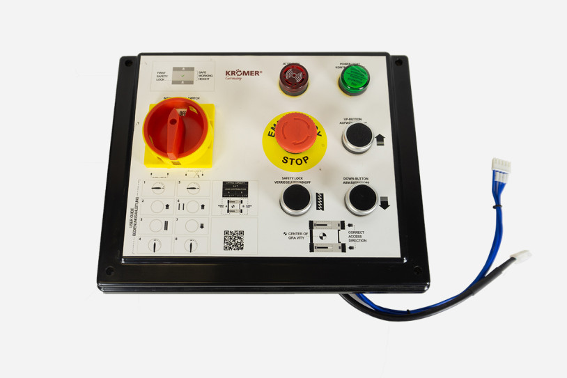 Copertura della console di comando con pulsanti