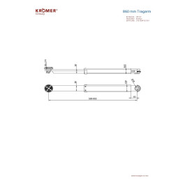 Set Bracci Trasversali Per Asse Anteriore - Compatibile Con - 12