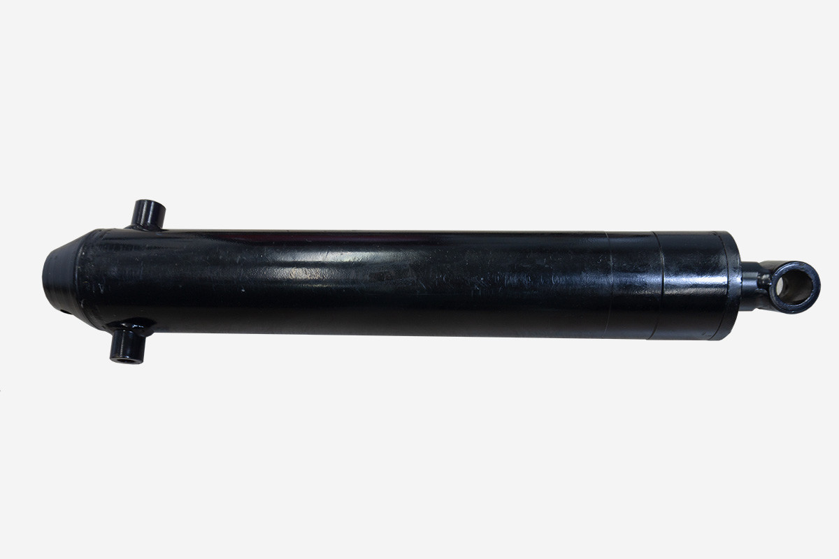 Schwarzer Hydraulikschlauch