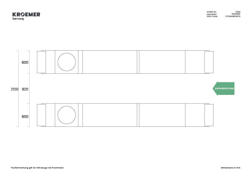 Piattaforma elevatrice Kroemer XX84, vista 2
