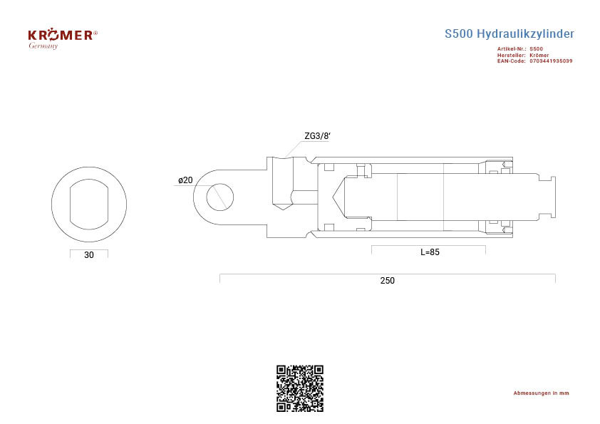 Hydraulikzylinder - S500